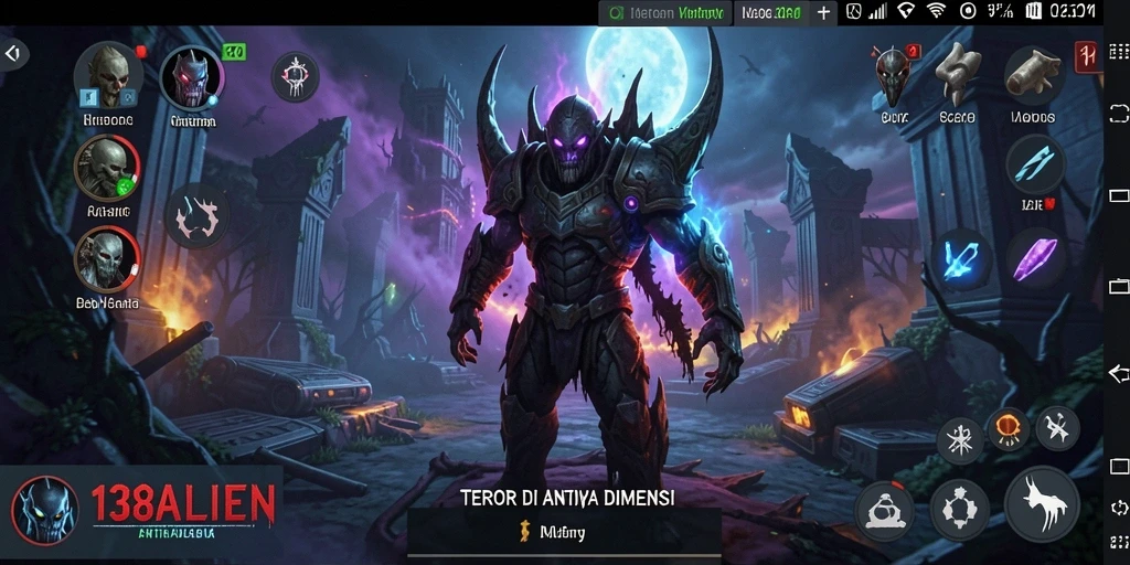 Tampilan gameplay mencekam di dalam dunia 138ALIEN.