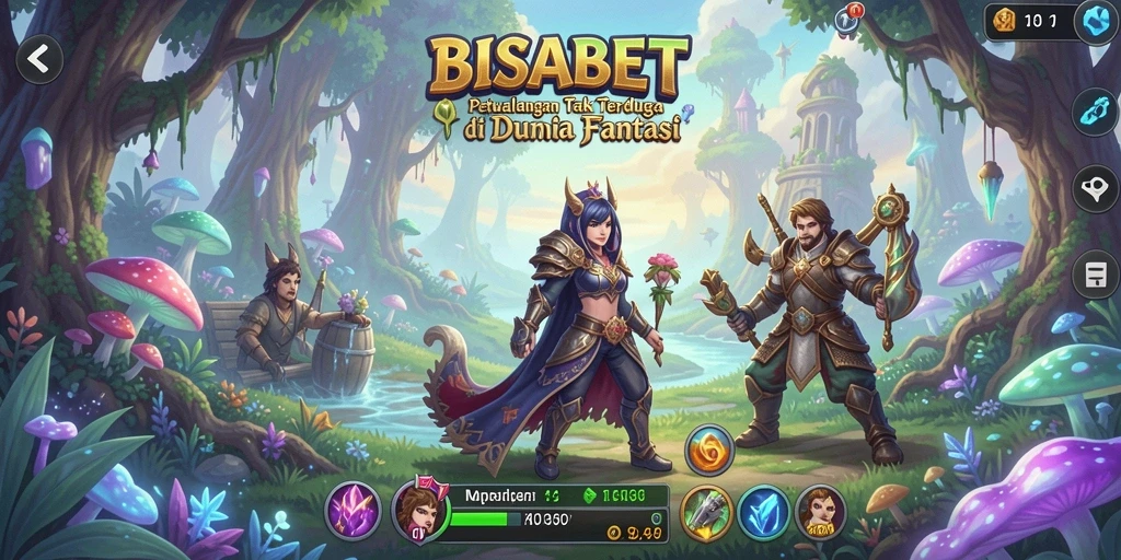Tampilan gameplay <strong>BISABET</strong> yang menampilkan aksi seru dalam dunia petualangan.