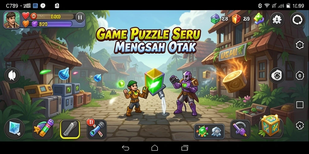 Tampilan gameplay C789 yang menantang dan interaktif.