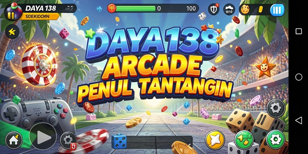 Tampilan menarik dari gameplay arcade yang seru di DAYA138.