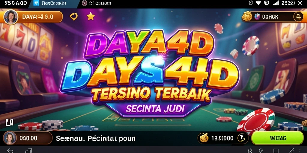 Screenshot permainan Kasino DAYA4D yang menampilkan aksi seru dan grafis menarik.
