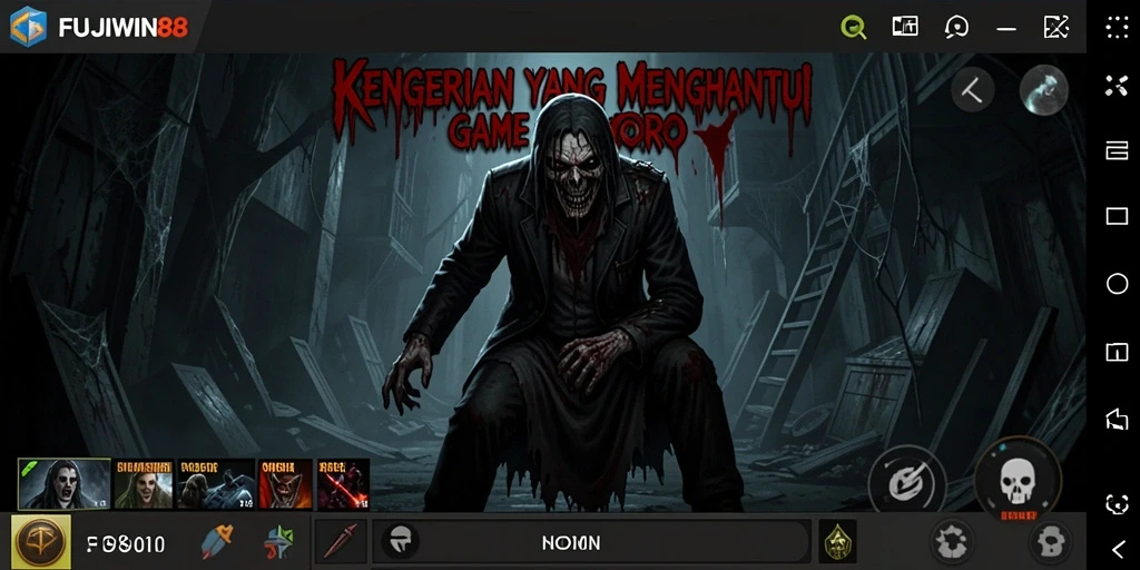 Gameplay FUJIWIN88 menampilkan suasana mencekam yang memukau.