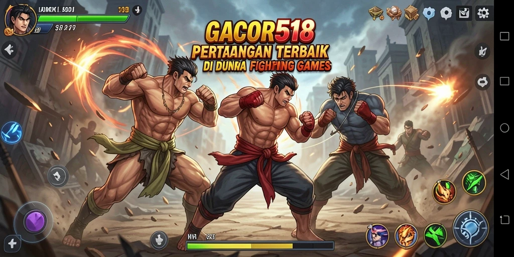 Gameplay GACOR518 dengan aksi bertarung yang mendebarkan.