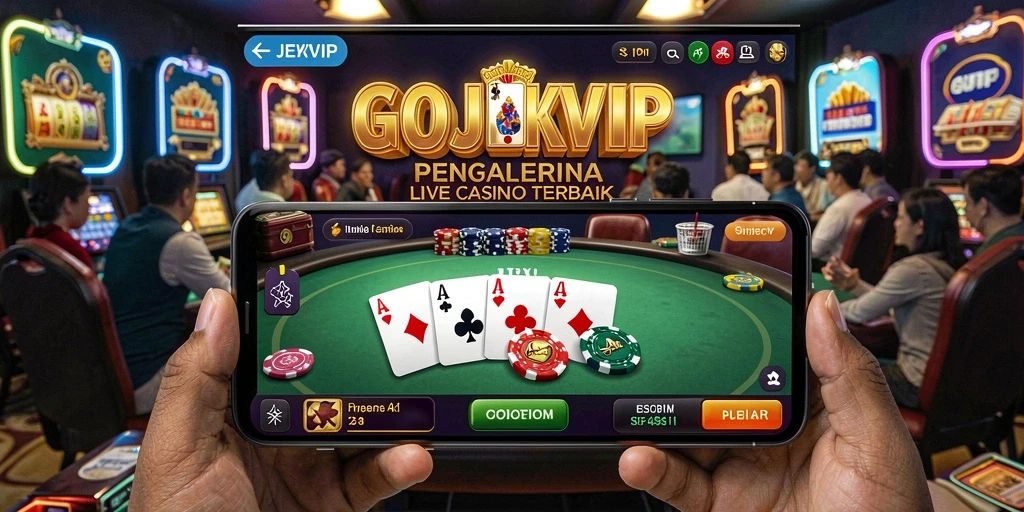 Tampilan gameplay Live Casino yang mendebarkan di GOJEKVIP.