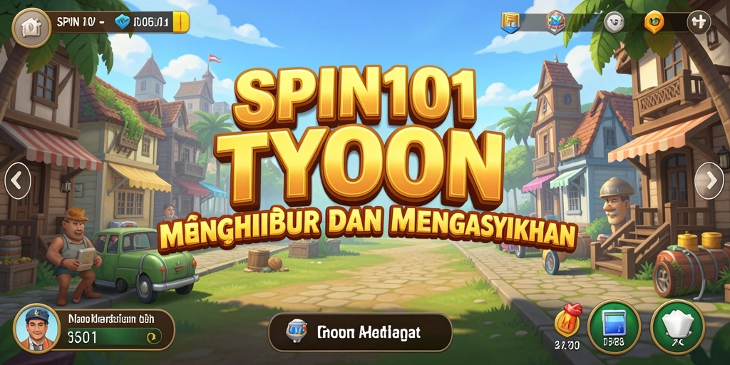 Tangkapan layar SPIN101 menampilkan gameplay yang seru dan interaktif.