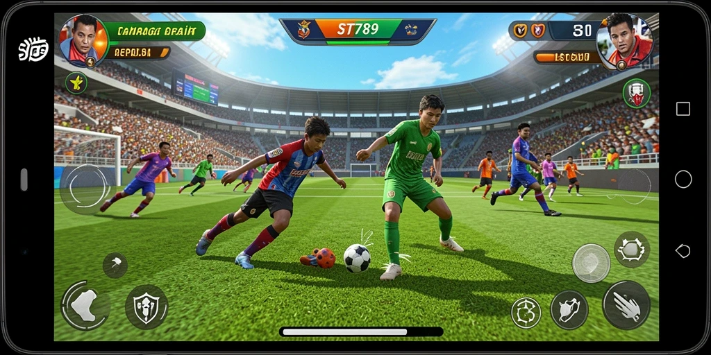 Tampilan menarik dari gameplay ST789 yang menampilkan berbagai olahraga.
