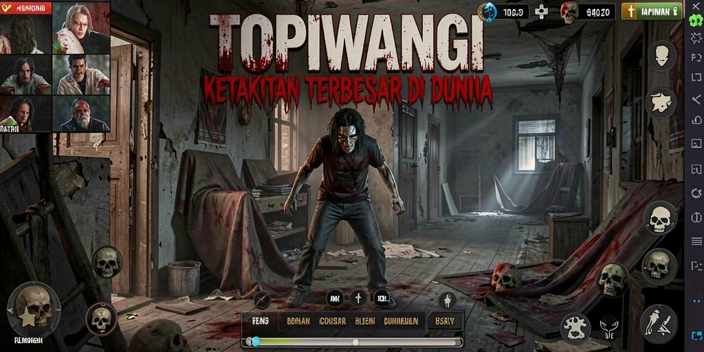 Gameplay seram di dunia horor yang penuh ketegangan.